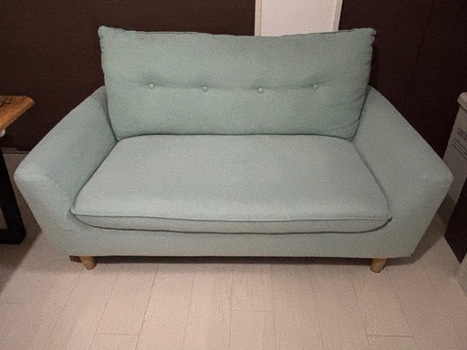 【カバー2枚付】ニトリ コンパクトソファ