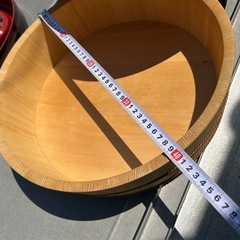 寿司 ちらし寿司 桶 お重 5つ　寿司半切　寿司桶　40cm  まとめて ジャンクの画像