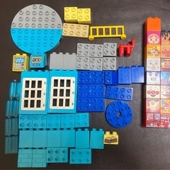 レゴデュプロ　みどりのコンテナセットとおまけの画像