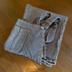 OLD ヒッコリーストライプオーバーオールインワンサロペットワー...