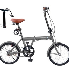 折りたたみ自転車の画像