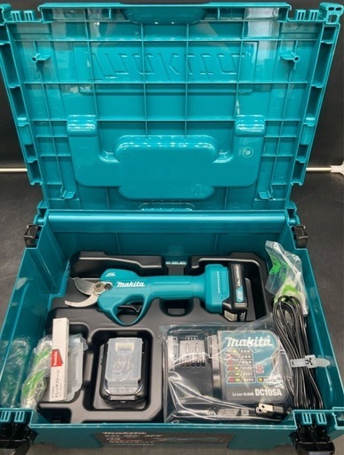 0327 新品 未使用 makita マキタ 充電式剪定ハサミ UP 100D 充電器