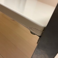 ニトリ　ガラステーブルの画像