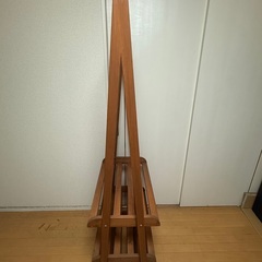 【無料】【取りに来ていただける方のみ】木製ハンガーラックの画像