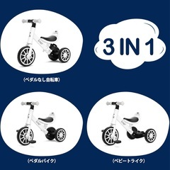 【3IN1】切替式　三輪車の画像