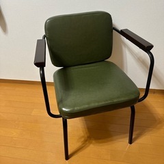 【傷あり】インダストリアル風チェア　WOOD IRON LATH...