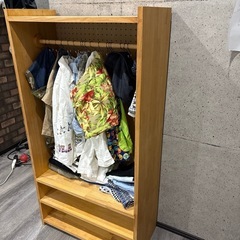 ハンドメイド　子供用　ハンガー掛け