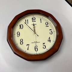 【値下げしました‼️】壁掛け時計/電波時計（CITIZEN、直径...