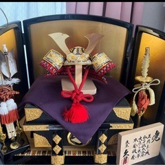 五月人形 武士の兜と刀矢付き 久月