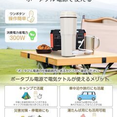 電気ケトル ポータブル トラベルケトル 小型 400ML 100V 300W 低消費電力 持ち運びケトル 湯沸かし 一人暮らし 電気ポット トラベル 湯沸かし器 水筒 急速沸かし 空焚き防止 漏れない お湯ポット ステンレス 二重構造｜サの画像
