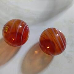 更にお値下げしました‼️ガラス鉢＋浮玉＋蓮の葉(造花)の画像