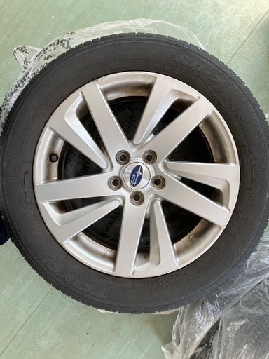 ホイール付きタイヤ　SUBARU純正ホイール