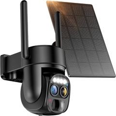 【新品未使用】防犯カメラ 屋外 ソーラー 2K解像度 WiFi ...
