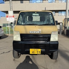 アゲトラ!!/スズキ/キャリートラック/KC/4WD/8万キロ台/車検7年7月/エアコン/パワステ/5MT/リフトアップ/14インチブロックタイヤ/FMの画像