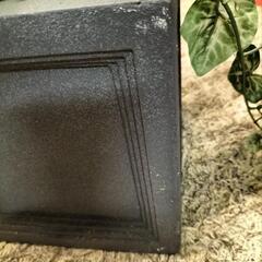 【2410FB1】造花付きプランター◆フェイクグリーン◆アレンジ◆観葉植物◆モデルルーム展示品◆の画像