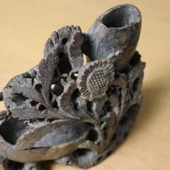 石彫刻 花瓶 花器の画像