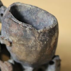 石彫刻 花瓶 花器の画像