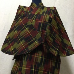中古上っ張り   化繊  肩当て絹