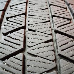 BS BRIDGESTONE BLIZZAK DM-V3 265/70R17 17インチ スタッドレス 4本 21年製 バリ溝 ランクルプラド FJクルーザー等　(KTM374)の画像