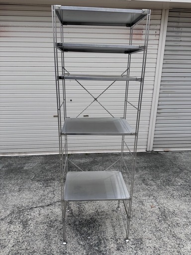 無印　ユニットシェルフ　① ステンレス シェルフ 棚