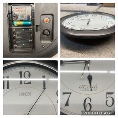 ☆中古￥1,000！LANDEX　掛け時計　家電　【BD126】の画像
