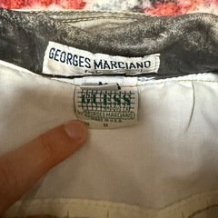 GUESS USA製 デニム×レザー切替ジャケットヴィンテージ80s-90s？の画像