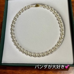 【新品未使用】10mmパールネックレス