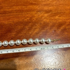 【新品未使用】10mmパールネックレスの画像