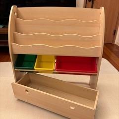 収納付き絵本棚