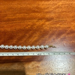 【新品未使用】8mmパールネックレスの画像