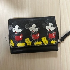 ミッキーマウス3つ折り財布　x-girl付録　　