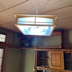 和風ペンダントライト①　和式照明器具6-8畳用