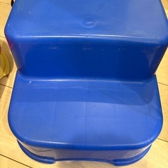子ども用踏み台　青