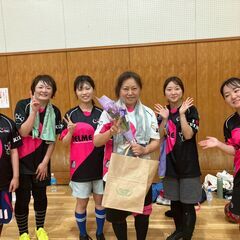 しっかり練習　♡女子フットサルチーム♡　ＪＦＡなでしこひろば　経験・年齢不問で募集しますの画像