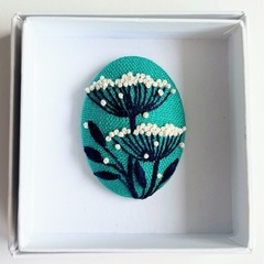 初心者向刺繍ブローチ教室の画像
