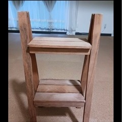 お譲り先決定済です　木製のシェルフ/ラックの画像