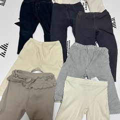 女の子 ズボン 90cmの画像