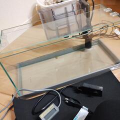 水槽　海水用のサンゴ付きの画像