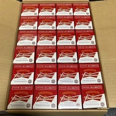 昭和レトロ非売品バドワイザーガラスコップ24個セットの画像