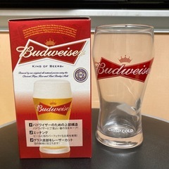昭和レトロ非売品バドワイザーガラスコップ24個セットの画像