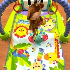 『美品』音楽が鳴るベビージム、プレイマット