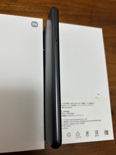 Xiaomi Redmi Note 10T 本体 箱説明書付き 【公式通販】