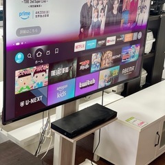液晶テレビ4点セット　55型　ORION 2020年