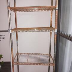 🌼5月1日㈭引取り限定🌼■中量ラック■４段タイプ■キャスター付🤗■