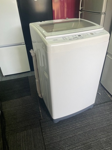 北九州市内配送無料　保証付き AQUA AQW-GV90H ホワイト [全自動洗濯機 (9.0kg)] [2020年製]