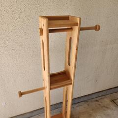 Patina Hanger Rack 木製　子供用　ハンガーラック　ランドセルラック　天然木　子供部屋の画像