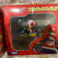 マリオカート7プルバックフィギュア4個の画像