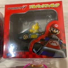 マリオカート7プルバックフィギュア4個の画像