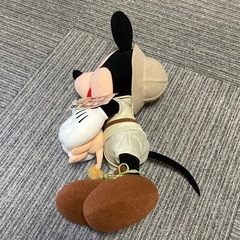 【新品・タグ付き】Disney ★ スーパージャンボ　サファリスタイル　ぬいぐるみ　①の画像