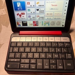 シャープカラー電子辞書の画像
